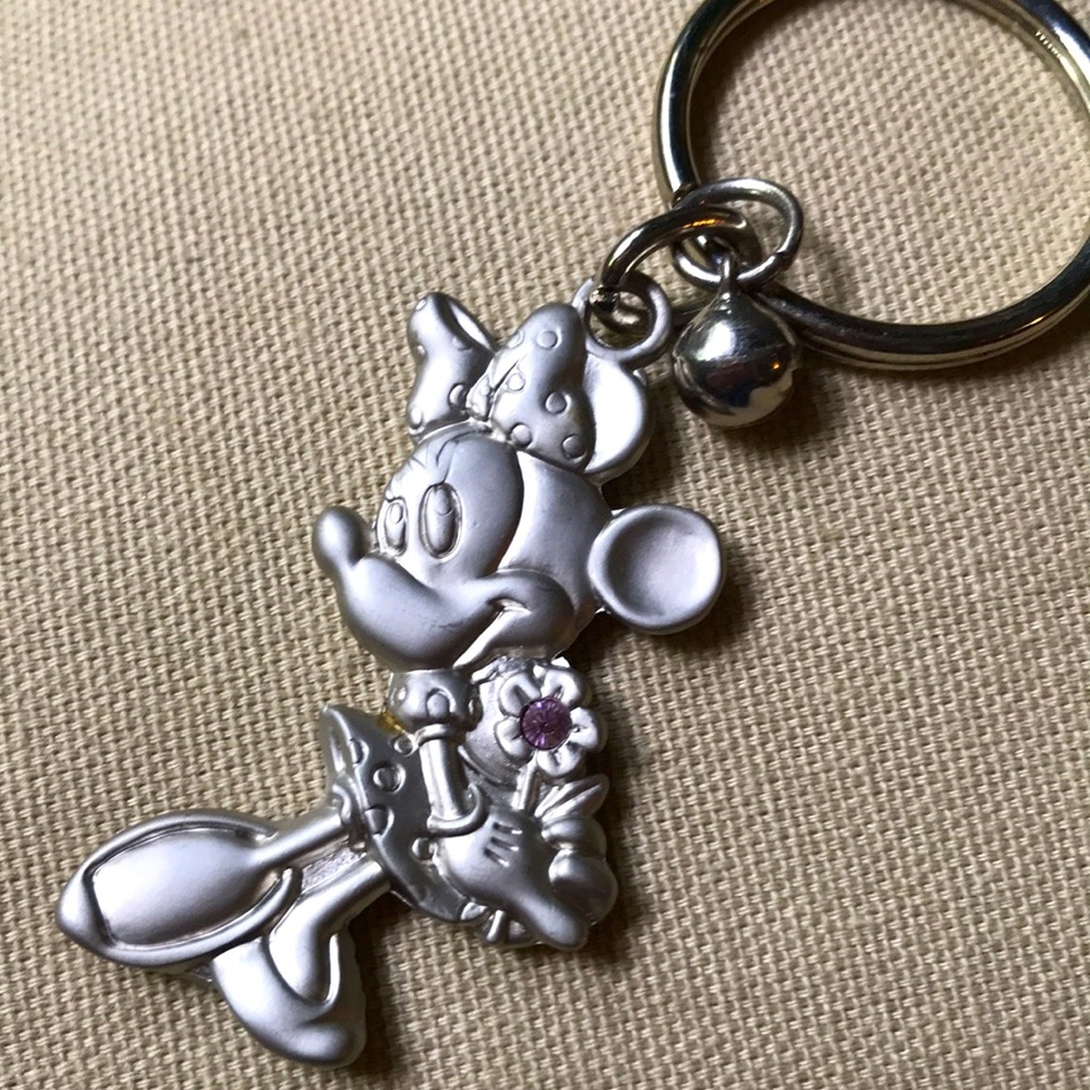 Disney Mini Mouse Keychain, Pink Crystal💥3/$25